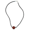 'Leigh Necklace' Red Agate