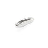 'Bean Hair Clip' Silver