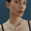 'Leila Necklace' Pearls with Gold