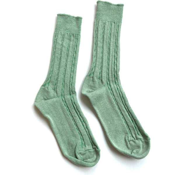'Cable Dress Socks' Assorted Colours