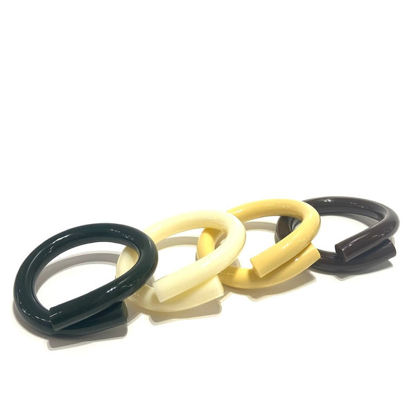 'Rod Bracelet' Assorted Opaque Colours & Classic Clear