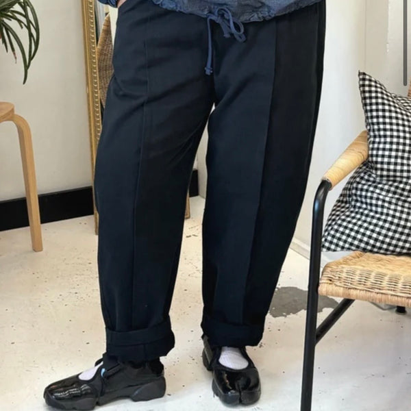 'Sammie Barrel Pant' Navy