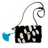 'Tufted Clutch/Crossbody Bag' Assorted Colours