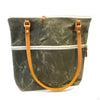 'Waxed Canvas Bag' Tan
