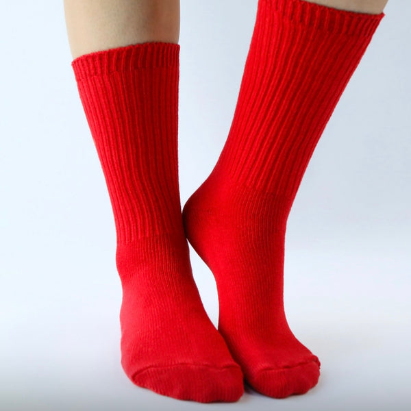 'Dyed Cotton Socks' Assorted Colours