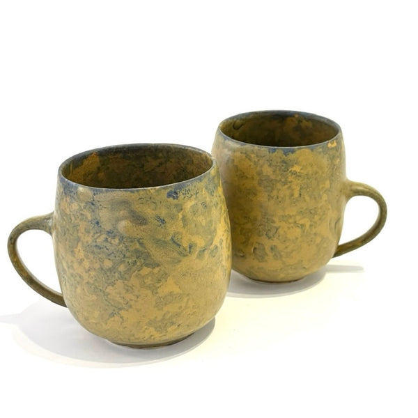 'Mug' Mustard/Blue