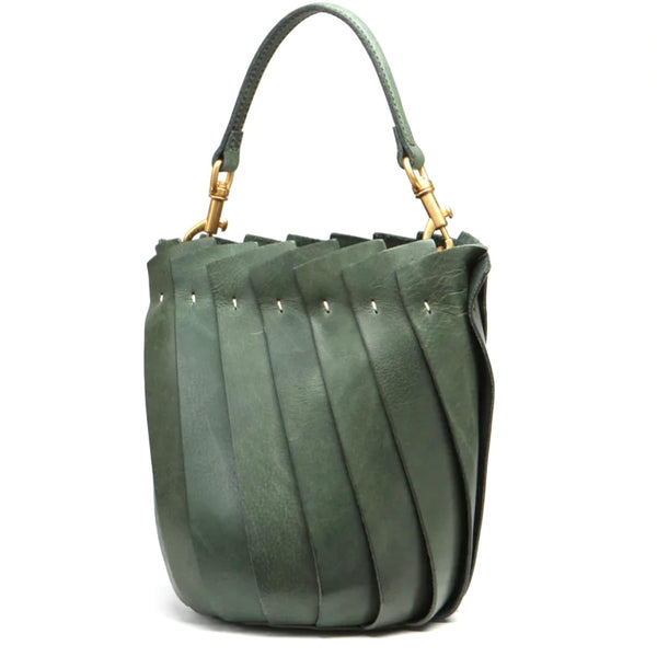 'Bloom Bucket Tote' Chestnut, Midnight, or Pine