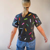 'Boxy Confetti T-Shirt' Shadow with Multi