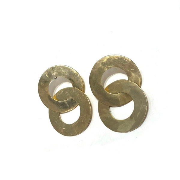 'Bayo Earrings' Brass