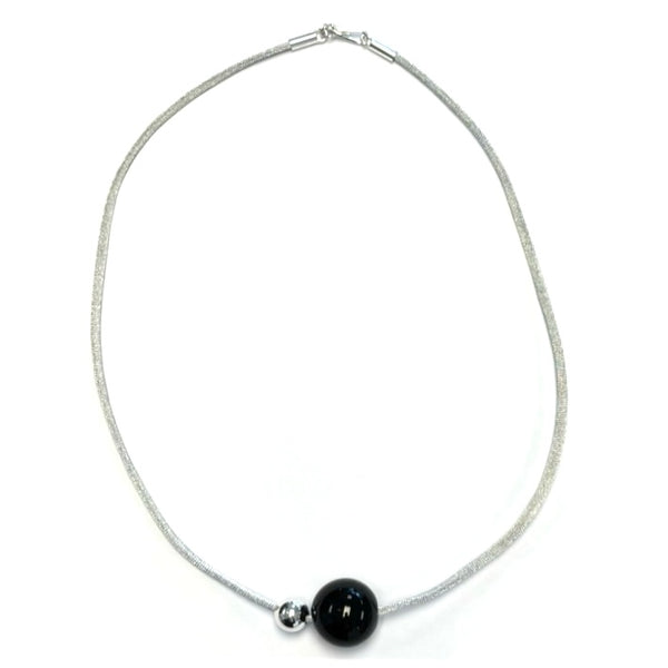 'Leigh Necklace' Onyx