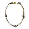 'Ario Choker' Rhodium Plate