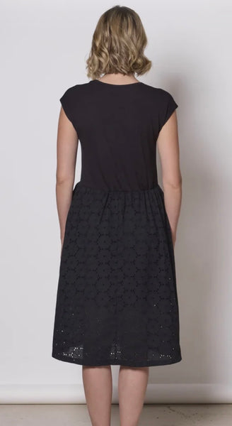 'Primrose Dress' Black or Royal Blue