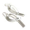 'Loop Earrings' Clear Lucite