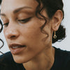 'Georgia Onyx Dangles' Gold