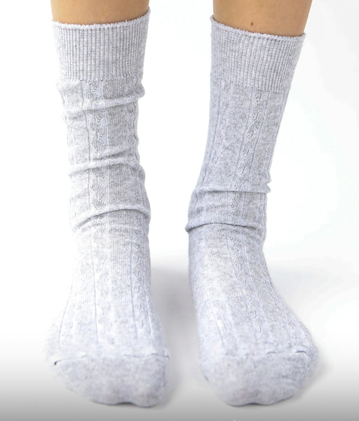 'Cable Sock' Assorted Colours