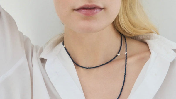 'Olivia Necklace' Blue