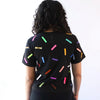 'Confetti Tee' Natural, Black, or Sepia