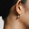'Beatrice Earrings' Pearl with Silver