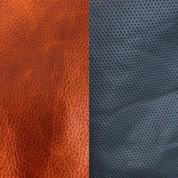 'Two Toned Leather Clutch' Assorted Combinations