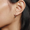 'Small Sage Drop Earrings' Sterling Silver or Gold