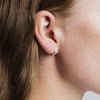 'Organic Huggies' Sterling Silver or Gold