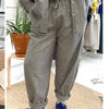 'Edward Trousers' Black/Cream Stripe