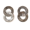 'Bayo Earrings' Antiqued Silver