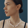 'Leila Necklace' Pearls with Gold