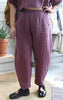 'Jacky Arc Pant' Petrol, Black, or Plum