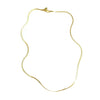 'Thin Herringbone Necklace' Silver or Gold