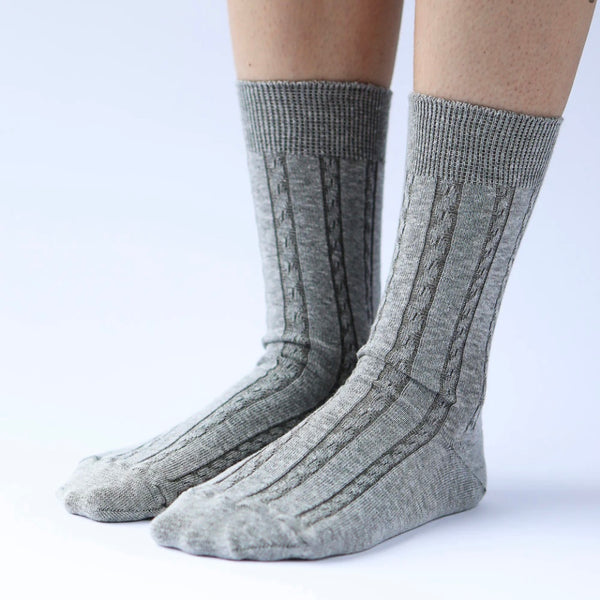 'Cable Socks' Assorted Colours