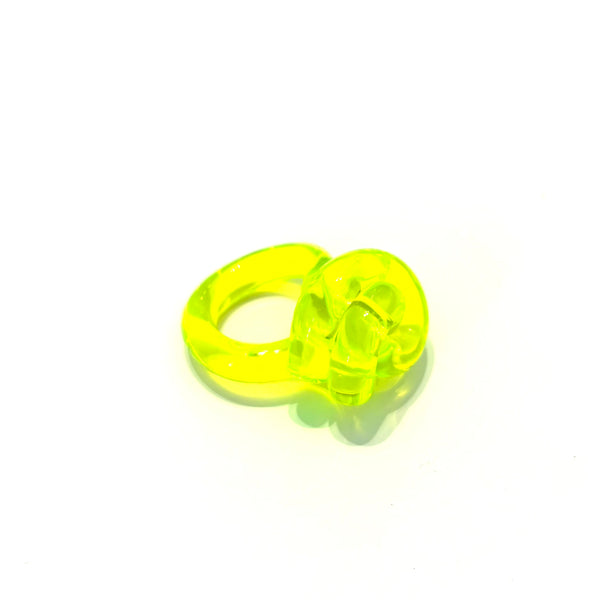 'Knot Ring' Assorted Colours, size 6.5-7