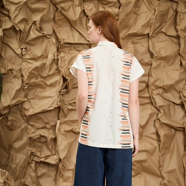 'Melanie Button Up' Utopia Print