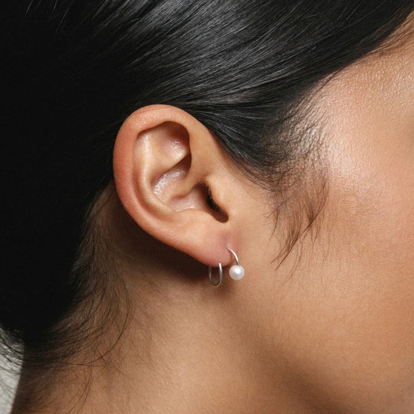 'Swirl Pearl' Silver or Gold