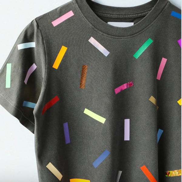 'Boxy Confetti T-Shirt' Shadow with Multi