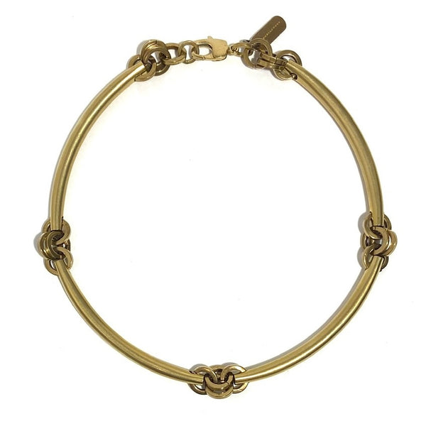 'Ario Choker' Brass or Rhodium