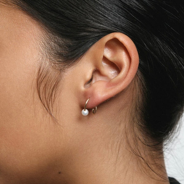 'Swirl Pearl' Silver or Gold