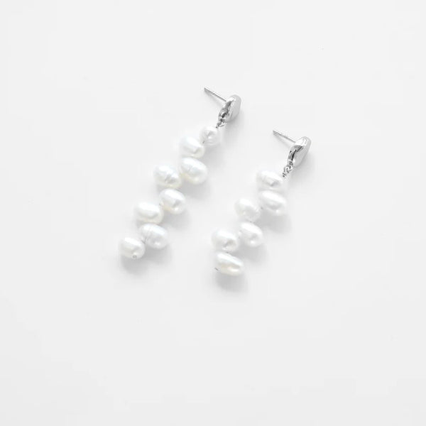 'Leila Earrings' Silver