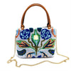 'Floral Blues Satchel'