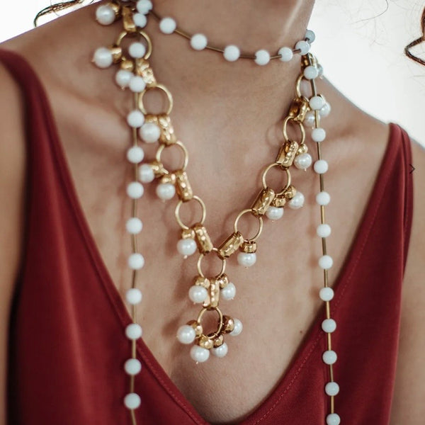'Liliam Necklace' Pearl
