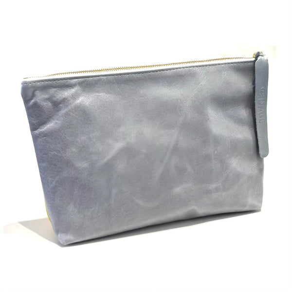 'Two Toned Leather Clutch' Assorted Combinations