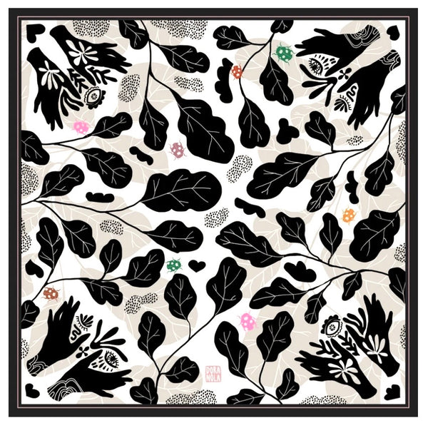 'Large Silk Scarf' Assorted Patterns
