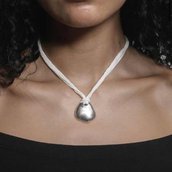 'Petal Necklace' Black or Cream
