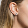 'Flower Stud' Silver