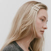 'Frida Flat Hair Pin' Silver