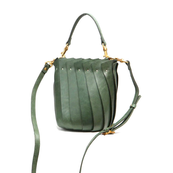 'Bloom Bucket Tote' Chestnut, Midnight, or Pine