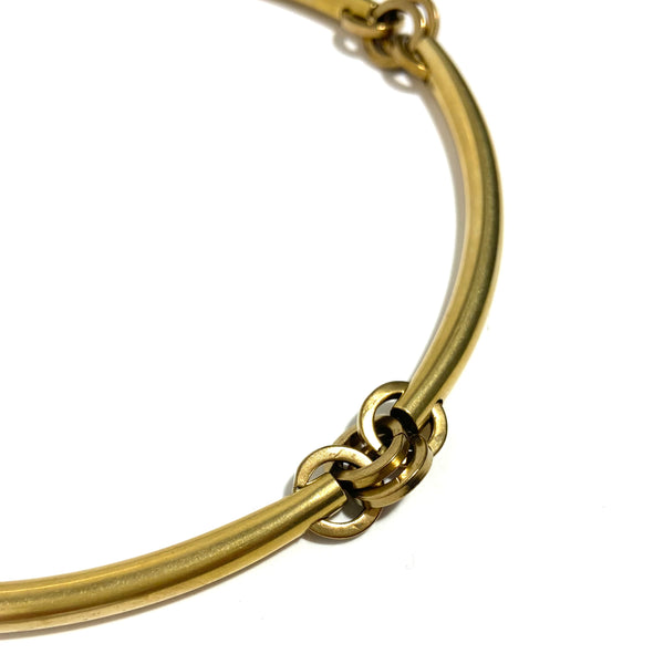 'Ario Choker' Brass or Rhodium
