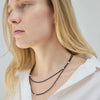 'Olivia Necklace' Black