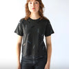'Boxy Confetti T-Shirt' Silver or Black or Gold