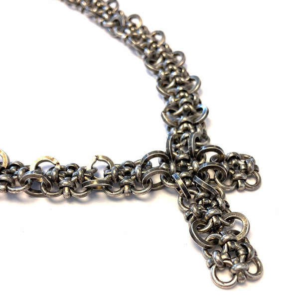 'Ozette Necklace' Brass or Antiqued Silver